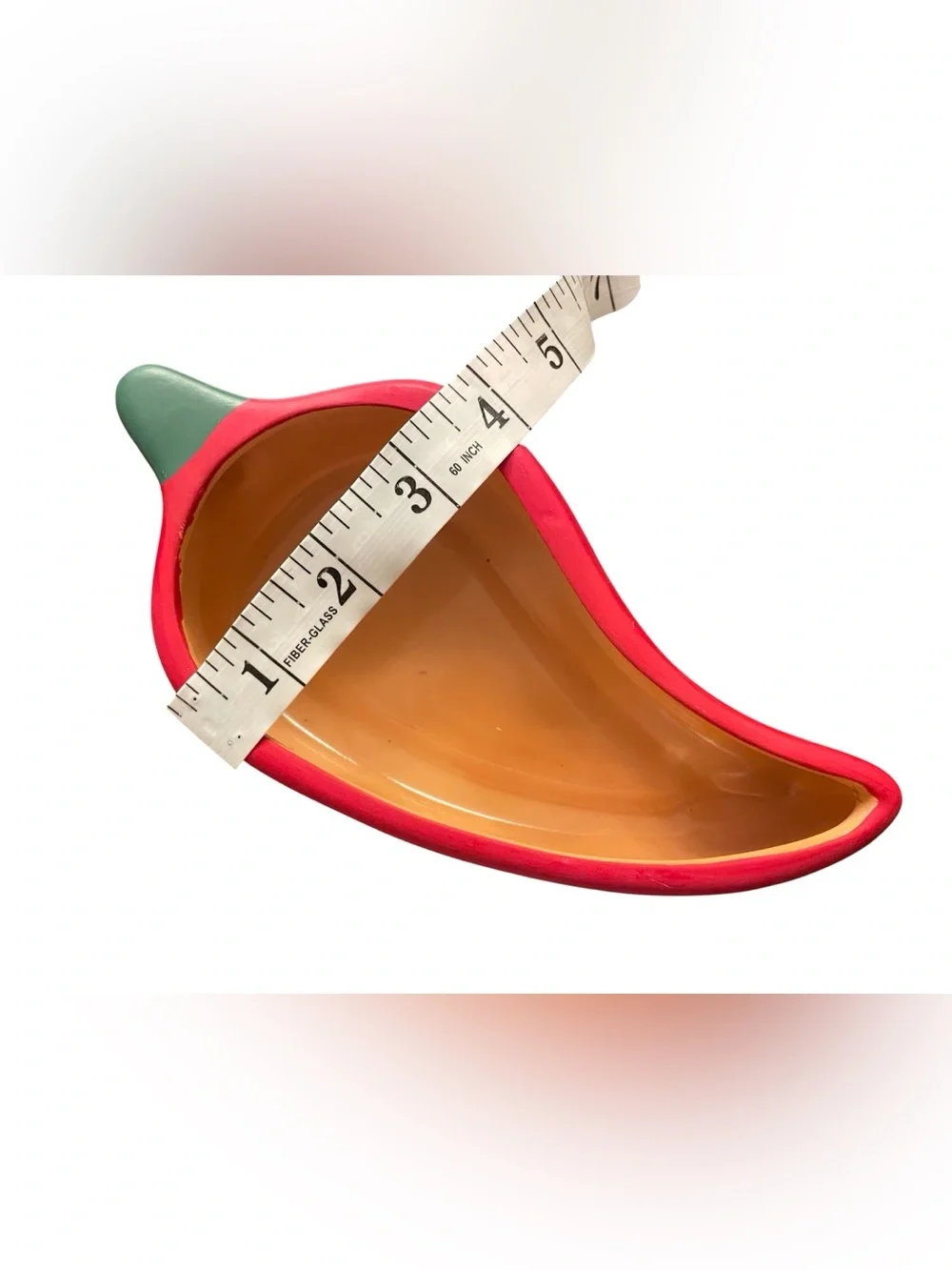 🌶️Ceramic Chili Pepper Dish in Red and Green.